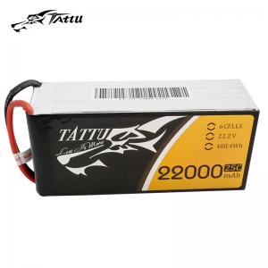 Tattu 22000mAh 6s 25c 22.2V Lipo Battery Pack for Agriculture Drone