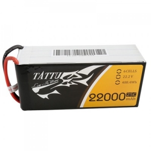 Tattu 22000mAh 6s 25c 22.2V Lipo Battery Pack for Agriculture Drone