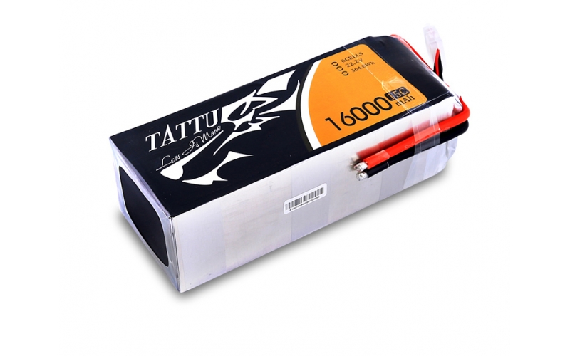 Tattu 16000mAh 6s 15c 22.2V Lipo Battery Pack for Agriculture Drone