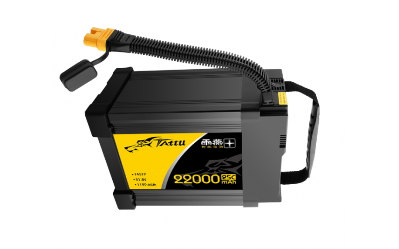 TATTU 12S 22000mAh 44.4 Voltage and Li - Polymer Battery Type 12s Lipo Smart Battery