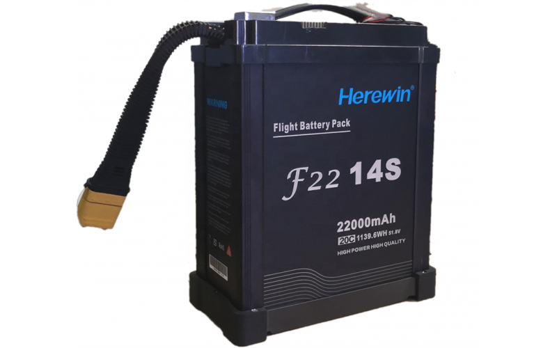 Herewin 51.8V 14s 22000mAh Lipo Battery Pack